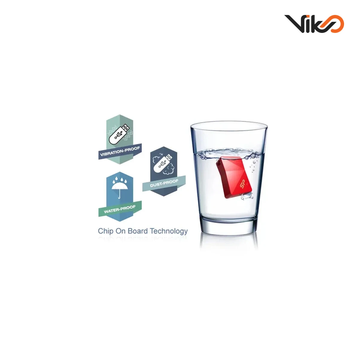 فلش مموری سیلیکون پاور مدل Jewel J08