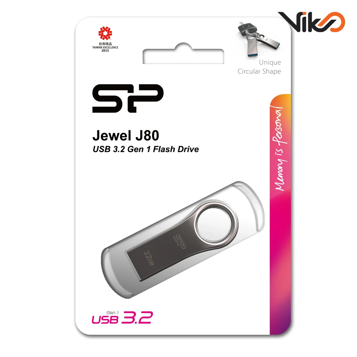 فلش مموری سیلیکون پاور مدل Jewel J80