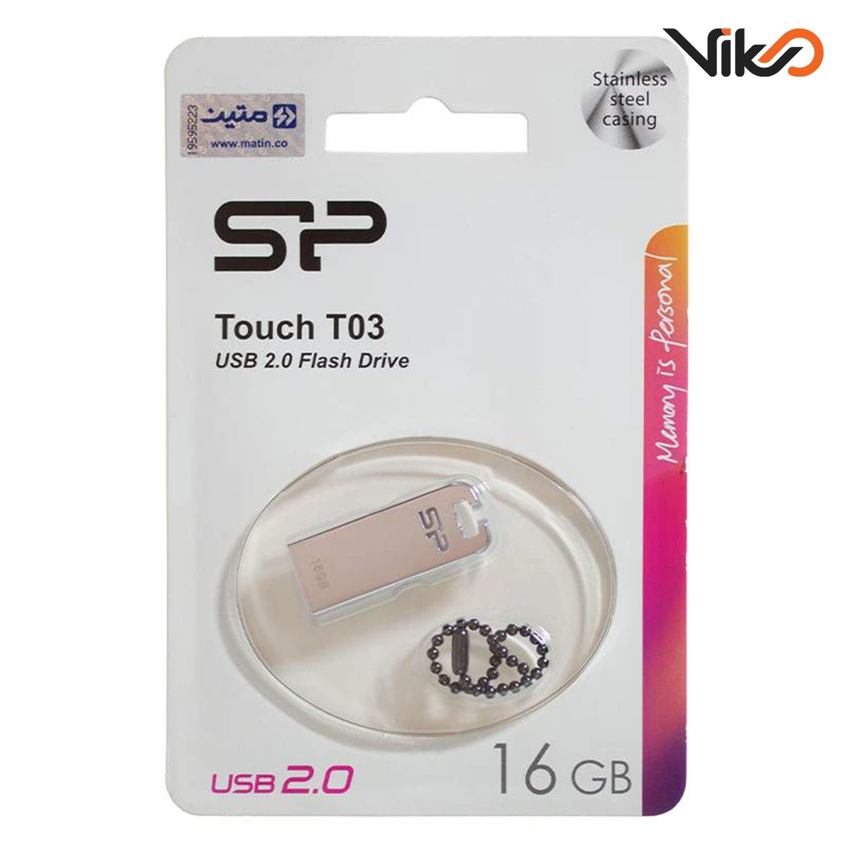 فلش مموری سیلیکون پاور مدل Touch T03