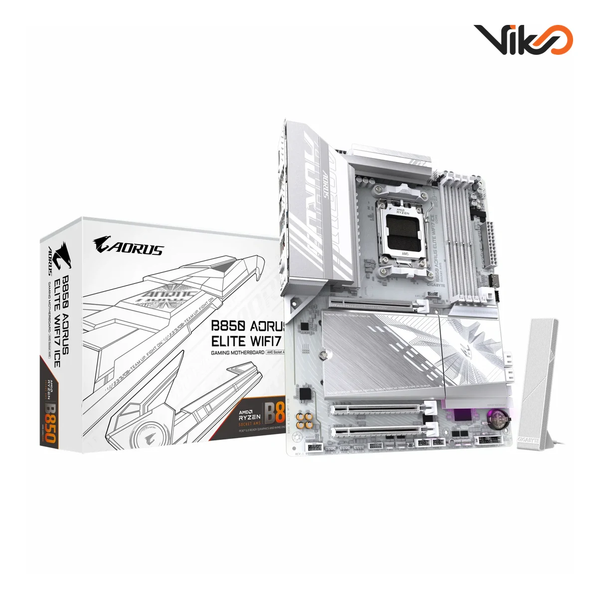 مادربرد گیگابایت مدل B850 AORUS ELITE WIFI7 ICE