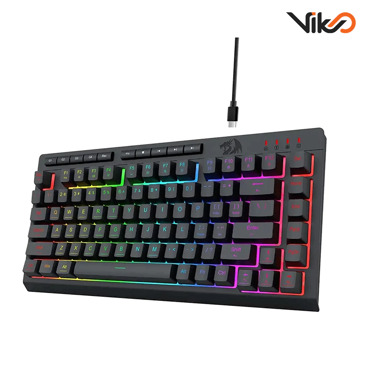 کیبورد بی سیم گیمینگ ردراگون مدل CRESCENT K524 Pro RGB (3)