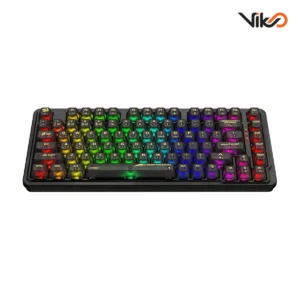 کیبورد بی سیم گیمینگ ردراگون مدل ELF K649 CT RGB Black PRO