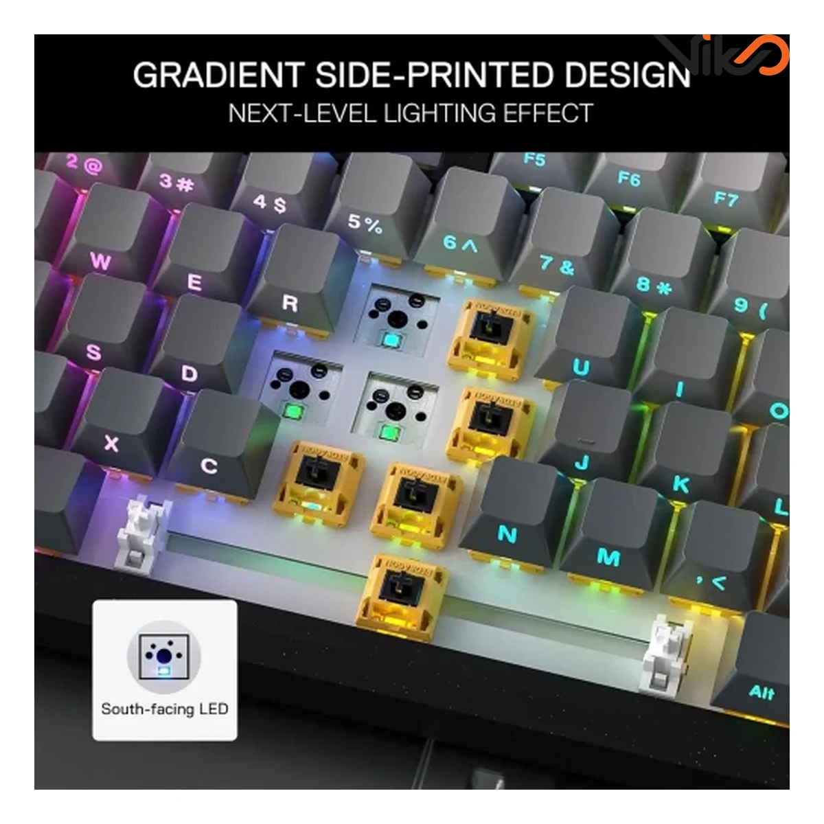 کیبورد بی سیم گیمینگ ردراگون مدل FREYJA K687GG RGB PRO