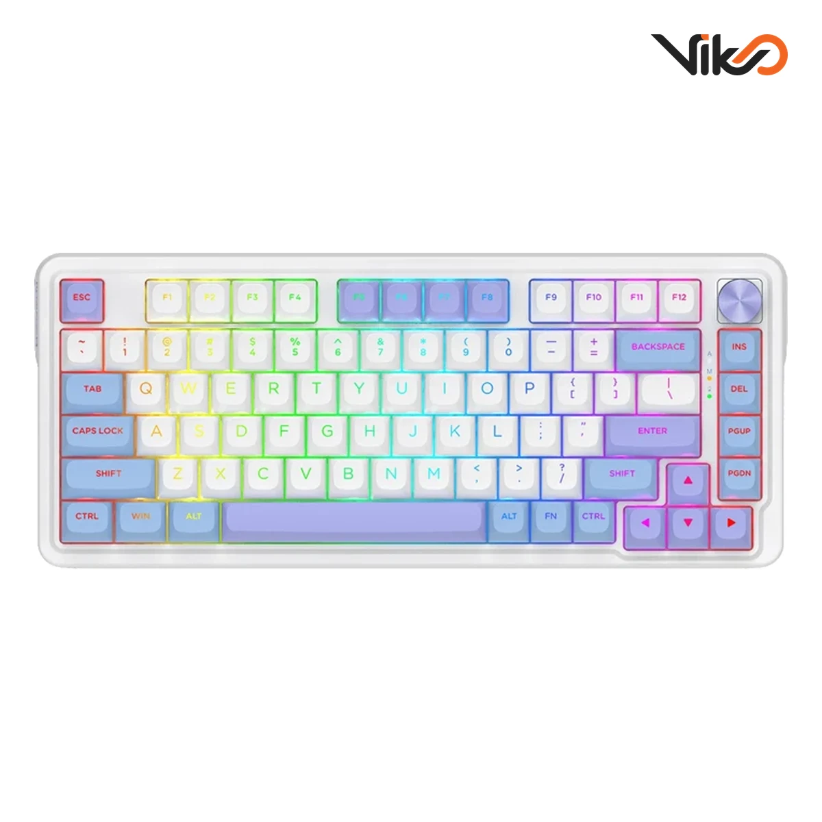 کیبورد بی سیم گیمینگ ردراگون مدل UCAL K673WBP-RGB MAX