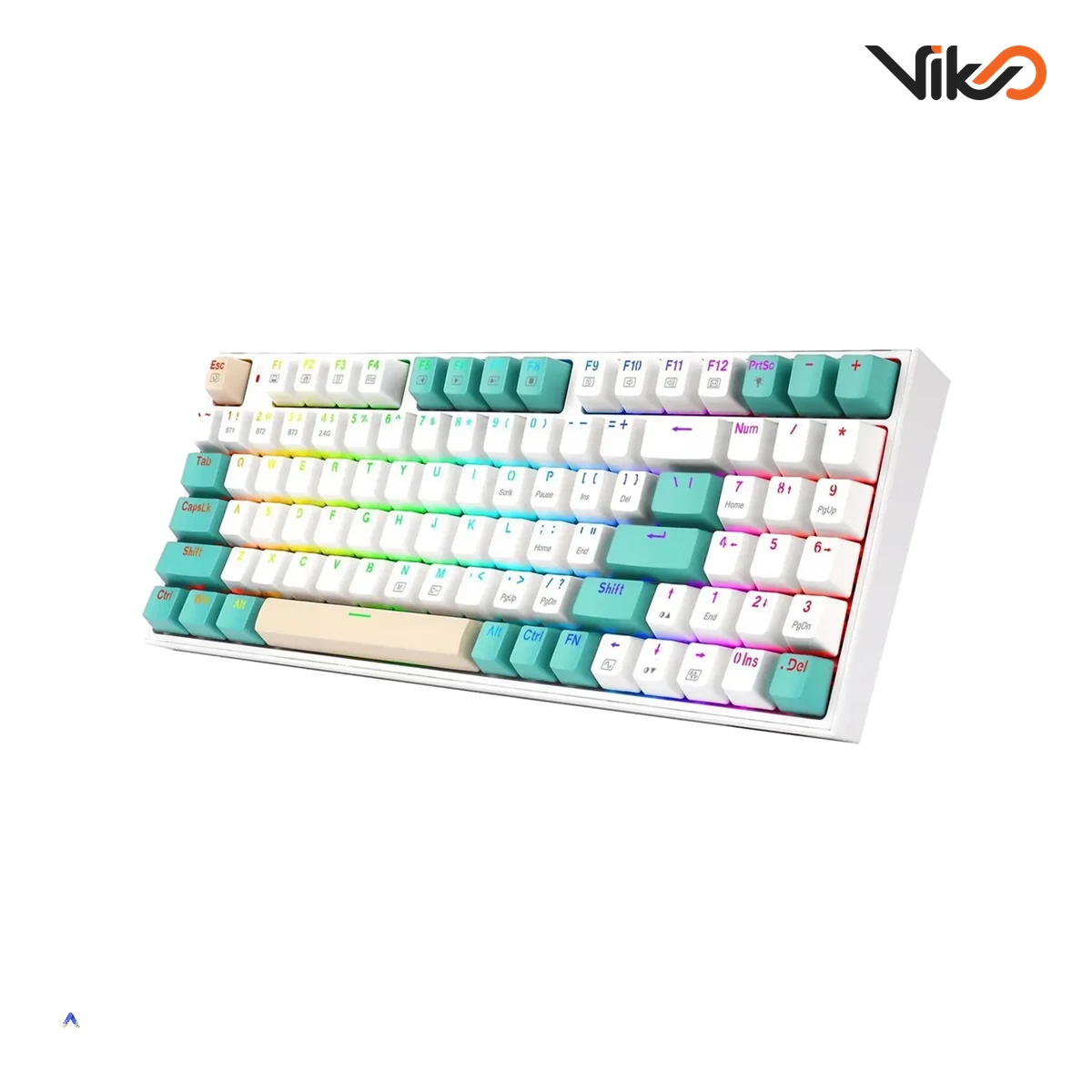 کیبورد بی سیم گیمینگ ردراگون مدل VEIGAR K643 WGC RGB PRO