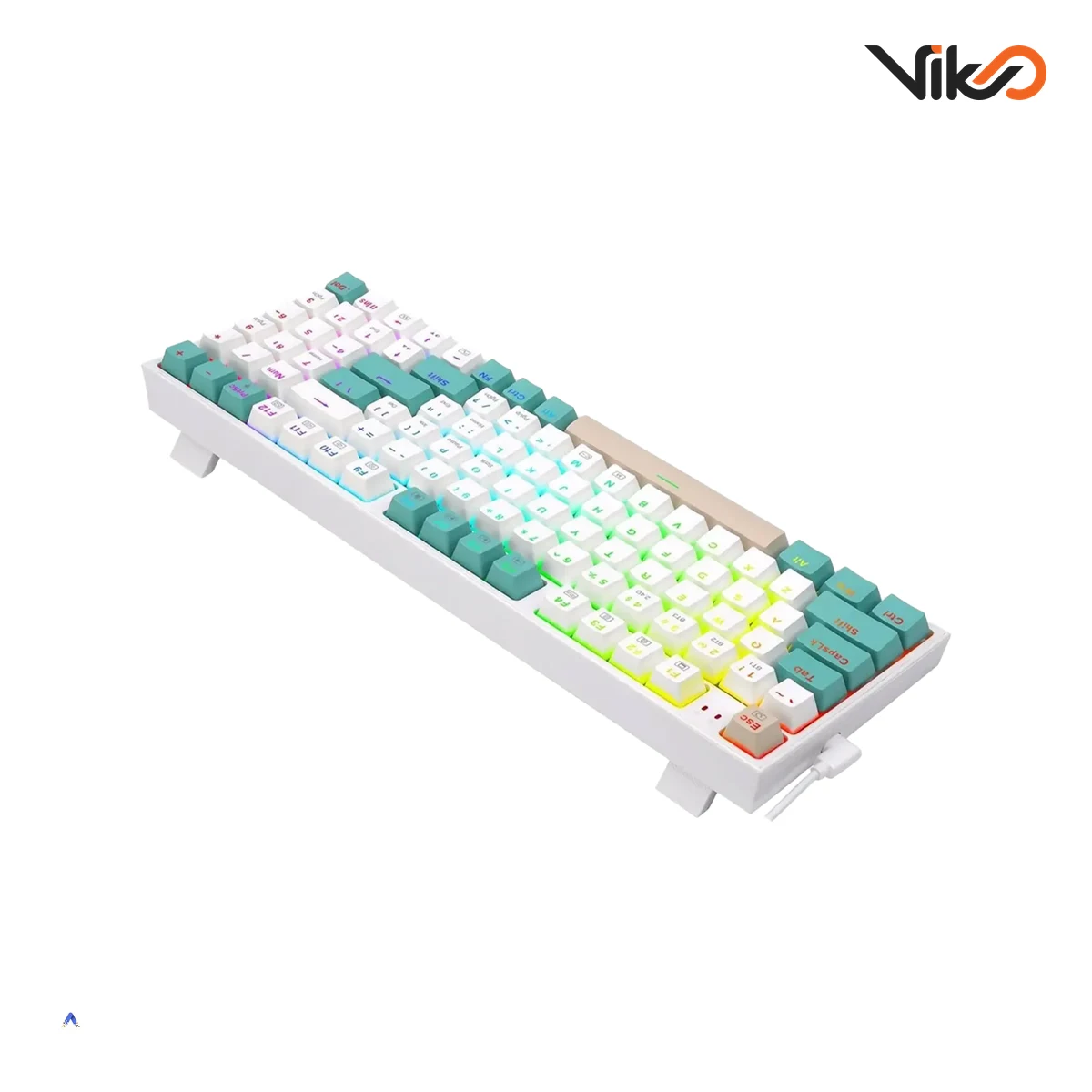 کیبورد بی سیم گیمینگ ردراگون مدل VEIGAR K643 WGC RGB PRO