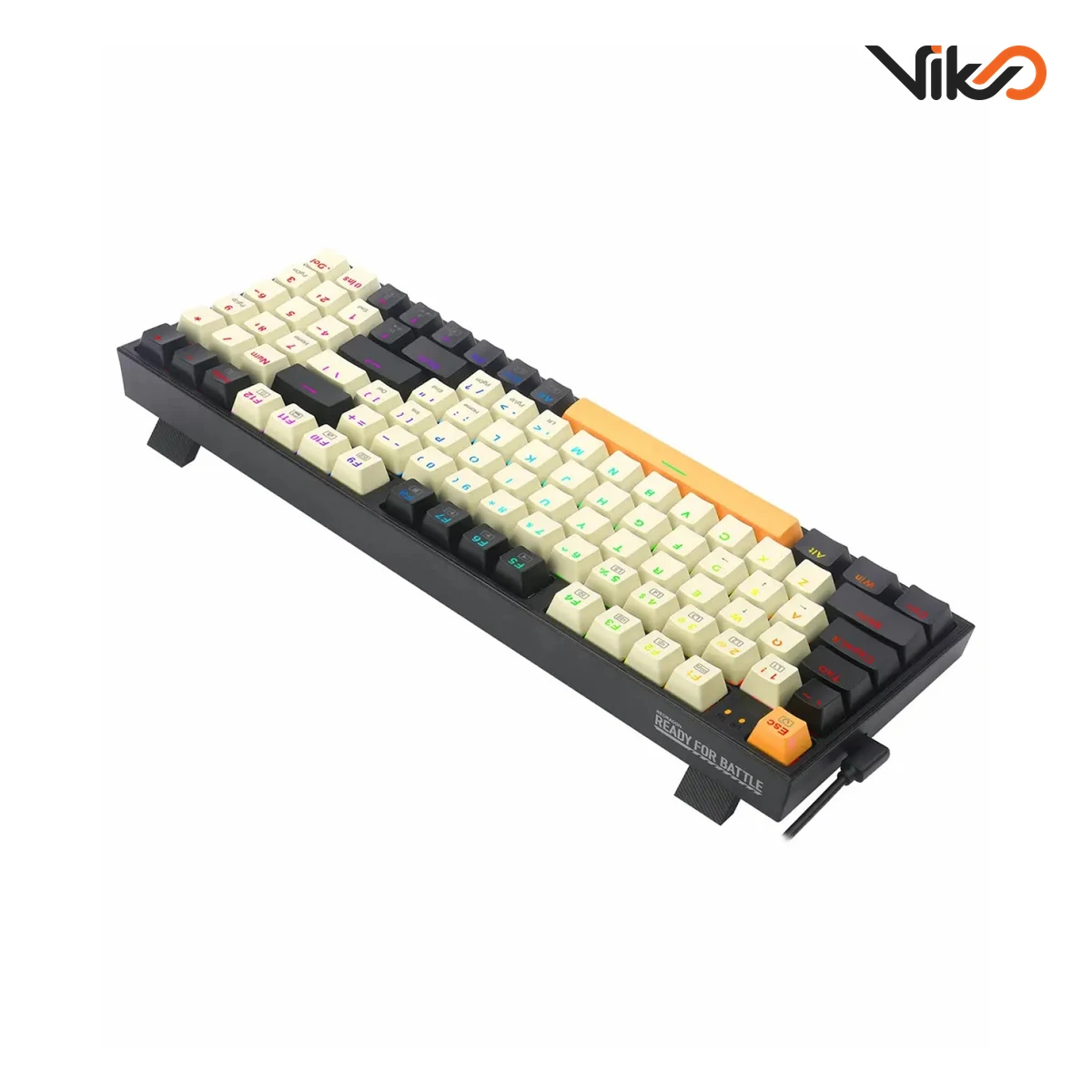 کیبورد بی سیم گیمینگ ردراگون مدل VEIGAR K643 WGC RGB PRO Black