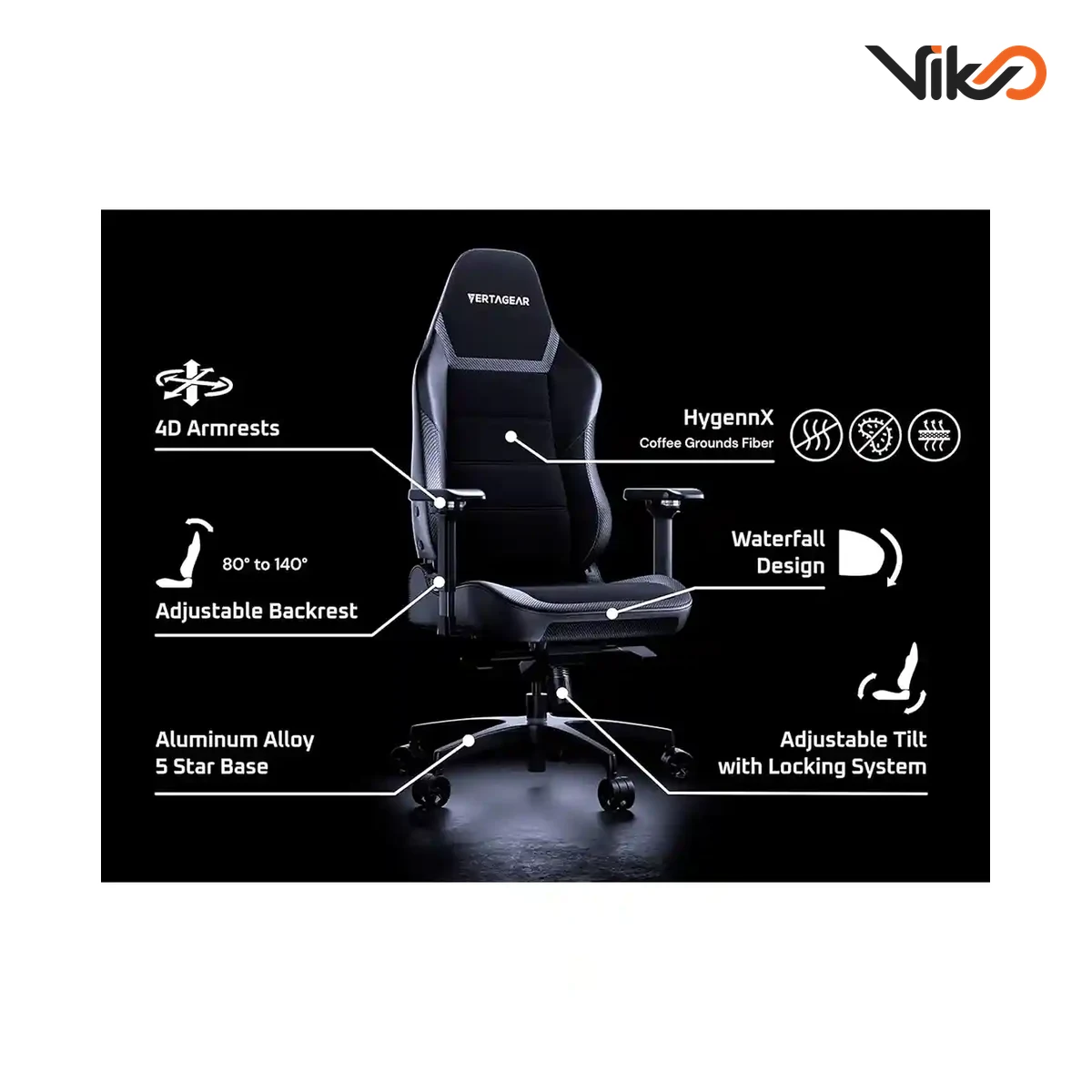 صندلی گیمینگ ورتاگیر مدل PL6800