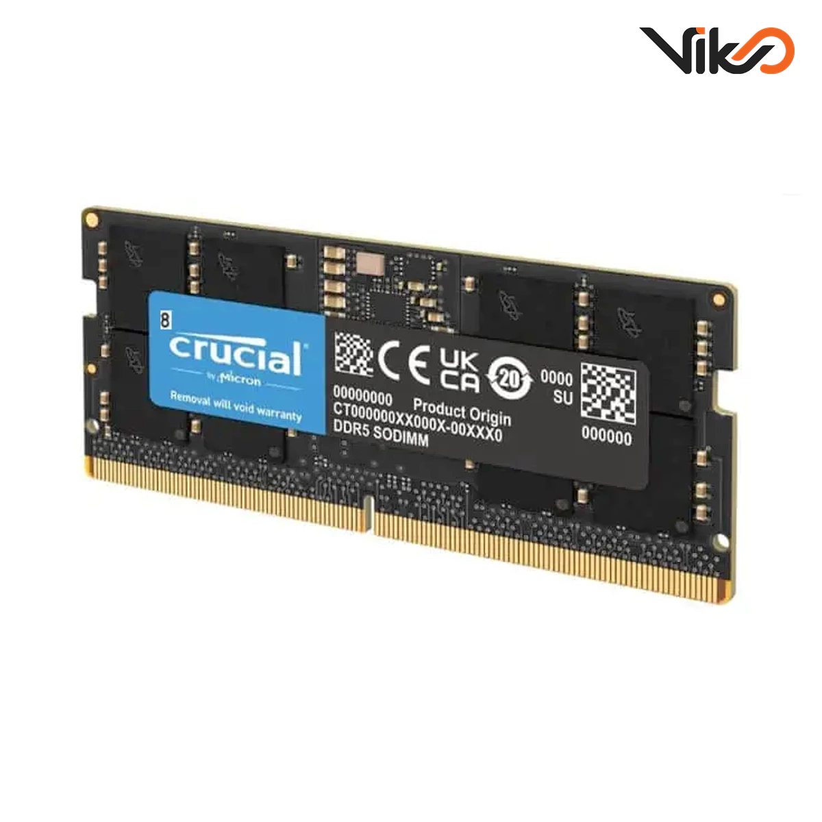 رم لپ تاپ DDR5 تک کاناله 4800 مگاهرتز CL40 کروشیال مدل CB16GS4800 ظرفیت 16 گیگابایت (2)