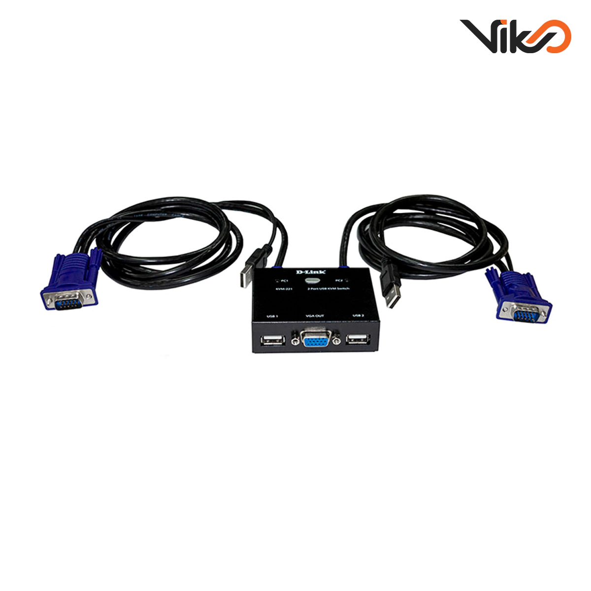 سوئیچ kvm دی لینک ۲ پورت مدل KVM-222 (2)