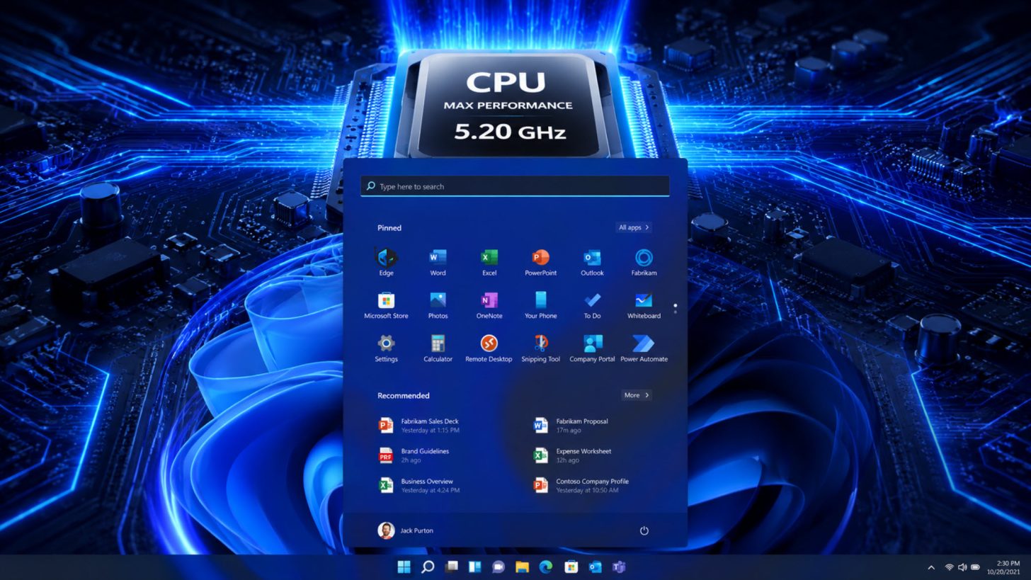 مایکروسافت سرعت ویندوز 11 را افزایش می‌دهد؛ استفاده از حداکثر فرکانس CPU!