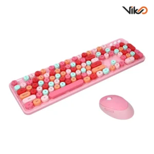 کیبورد و ماوس بی سیم مافی مدل Sweet Colorful