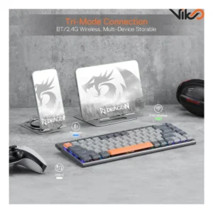 کیبورد بی سیم گیمینگ ردراگون HORUS K609 GG Pro