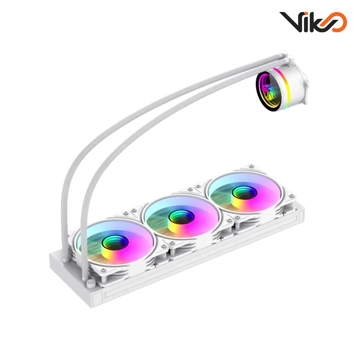 خنک کننده مایع پردازنده گیم مکس مدل IceBurg 360 Infinity White (4)