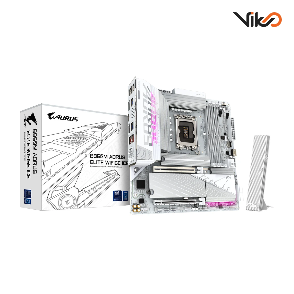مادربرد گیگابایت مدل B860M AORUS ELITE WIFI6E ICE
