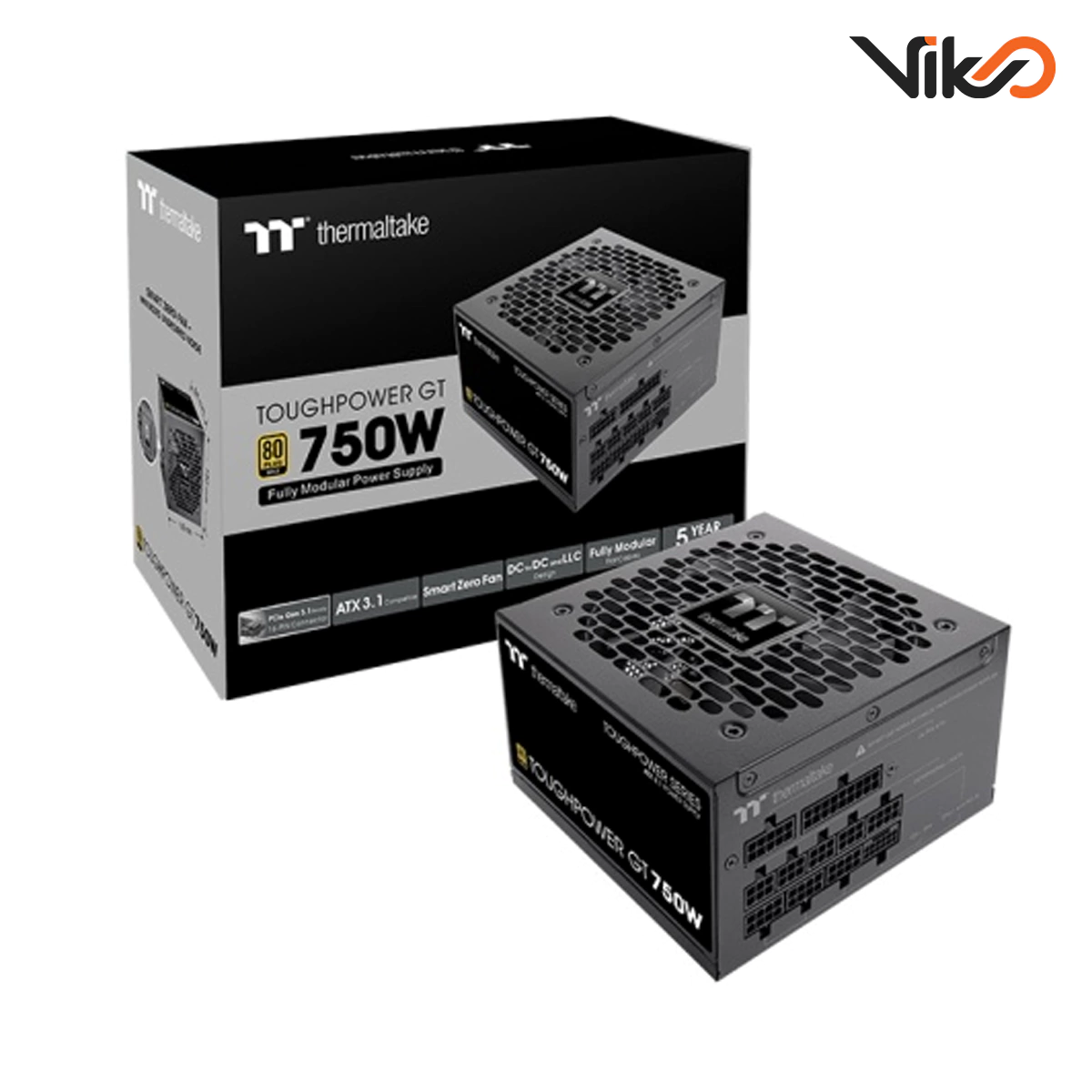 منبع تغذیه کامپیوتر ترمالتیک مدل TOUGHPOWER GT 750W (5)