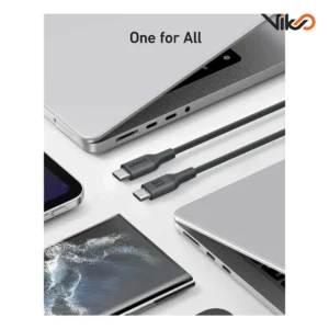 کابل شارژ USB-C به USB-C انکر مدل A80F2 طول 1.8 متر