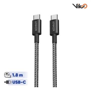 کابل شارژ USB-C به USB-C انکر مدل A8753 طول 1.8 متر