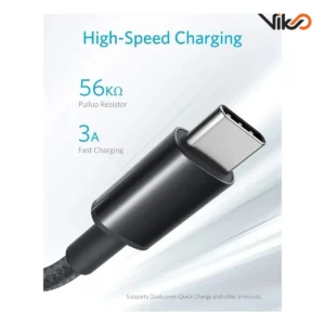 کابل شارژ USB-C به USB-A انکر مدل A8173 طول 1.8 متر