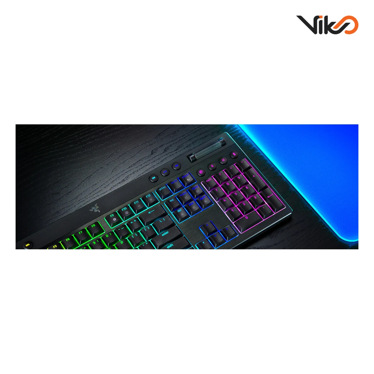 کیبورد گیمینگ ریزر مدل Blackwidow V4 LOW PROFILE HYPERSPEED