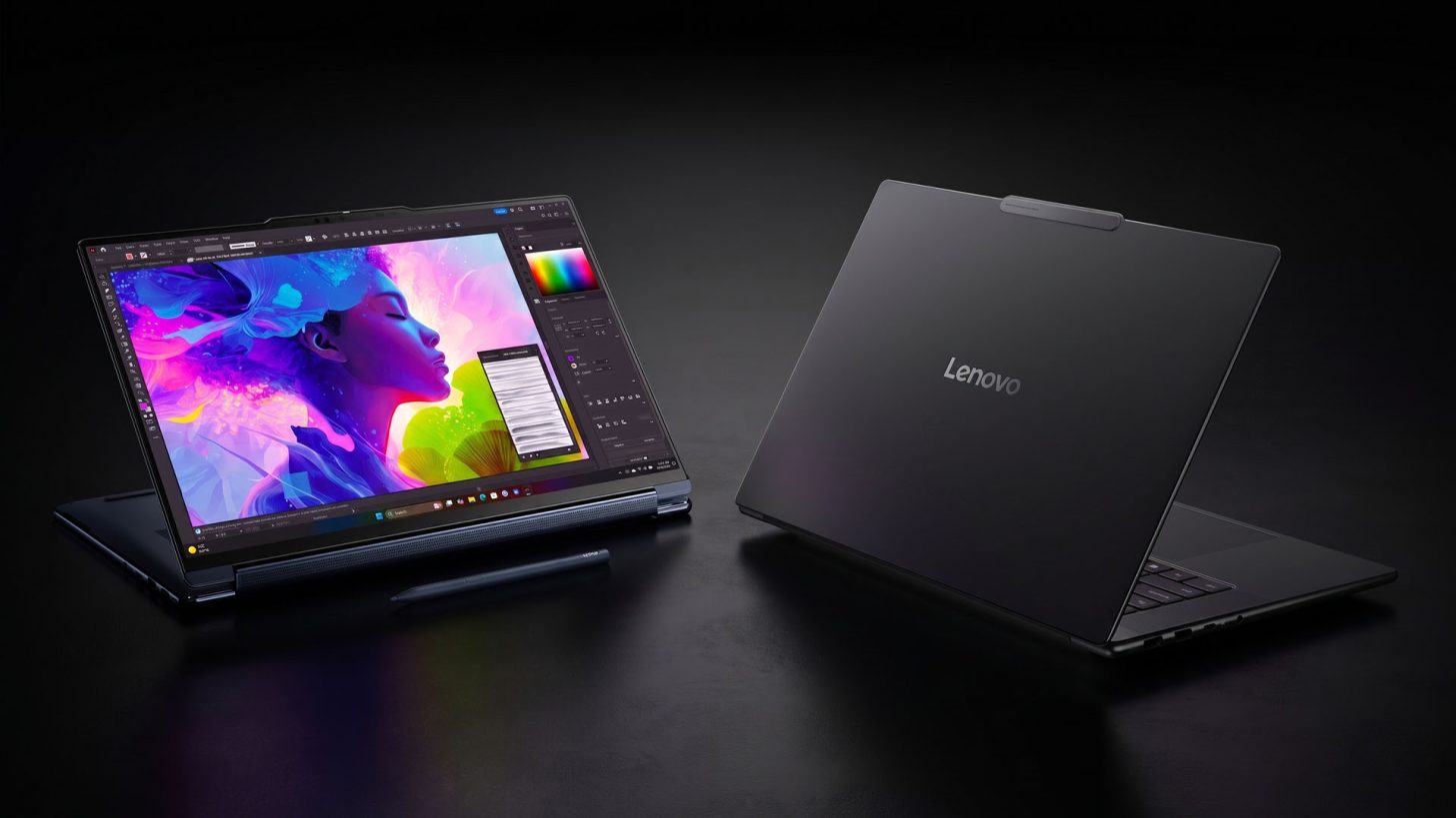اولین لپ‌تاپ مجهز به RTX Spark از راه رسید؛ لنوو Yoga 9n رونمایی شد!
