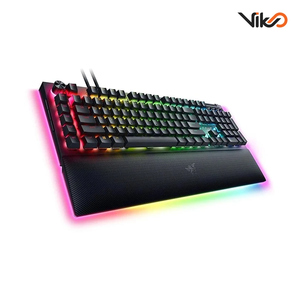 کیبورد گیمینگ ریزر مدل Blackwidow V4 Pro Yellow Switch