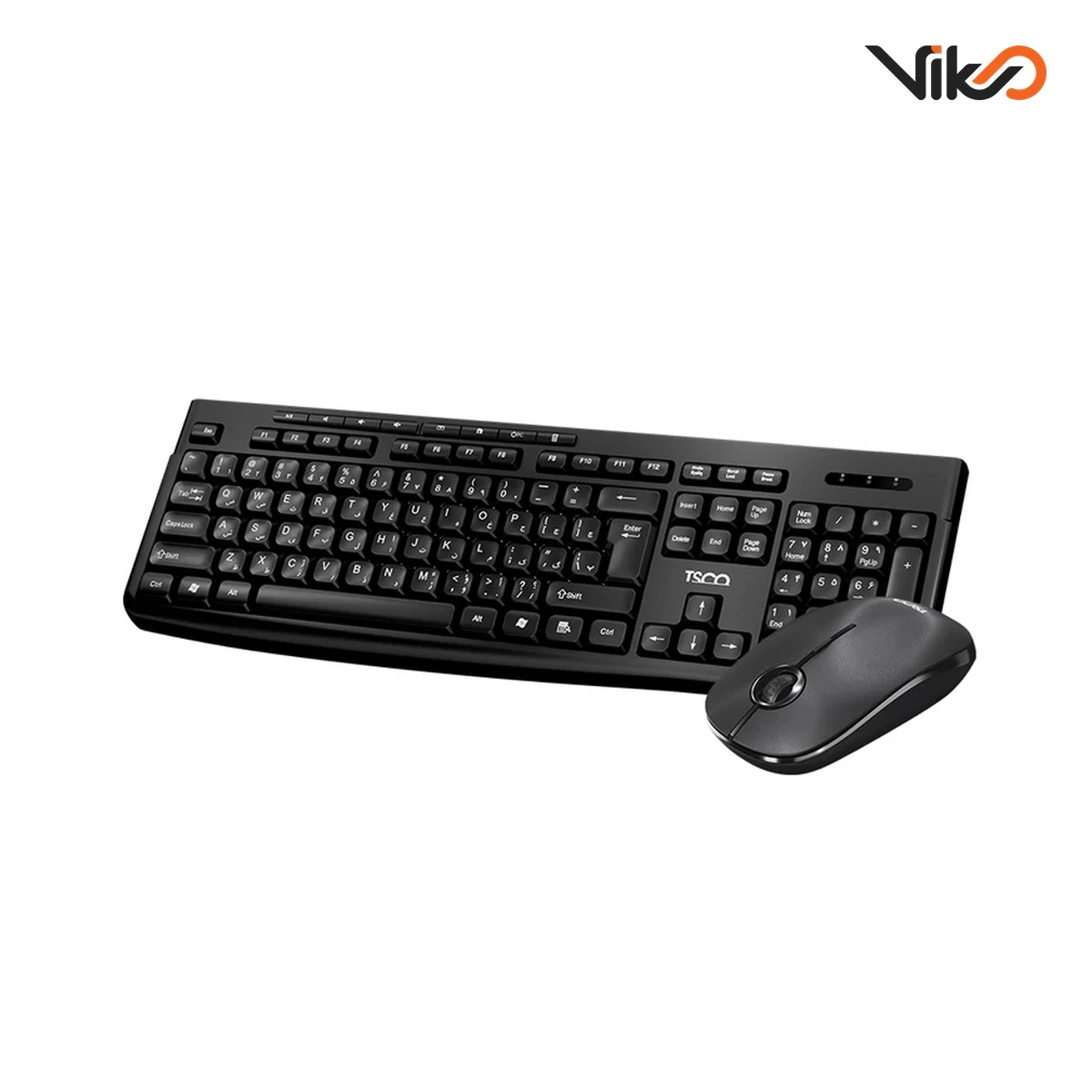ماوس و کیبورد بی سیم تسکو مدل TKM 7027 W