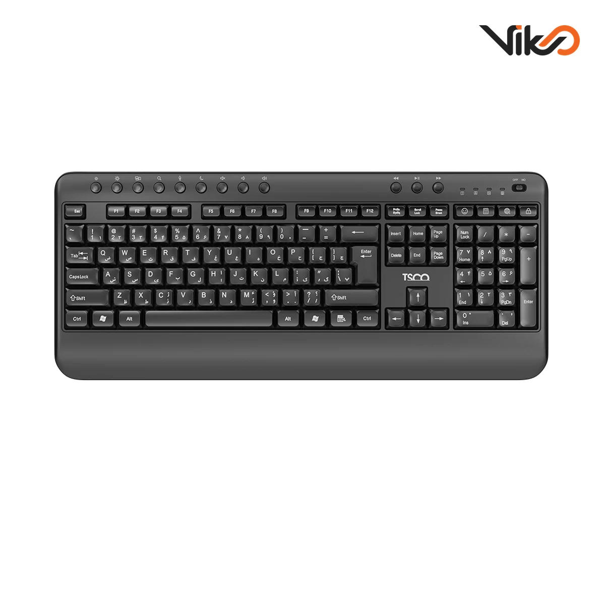 ماوس و کیبورد بی سیم تسکو مدل TKM 7029W