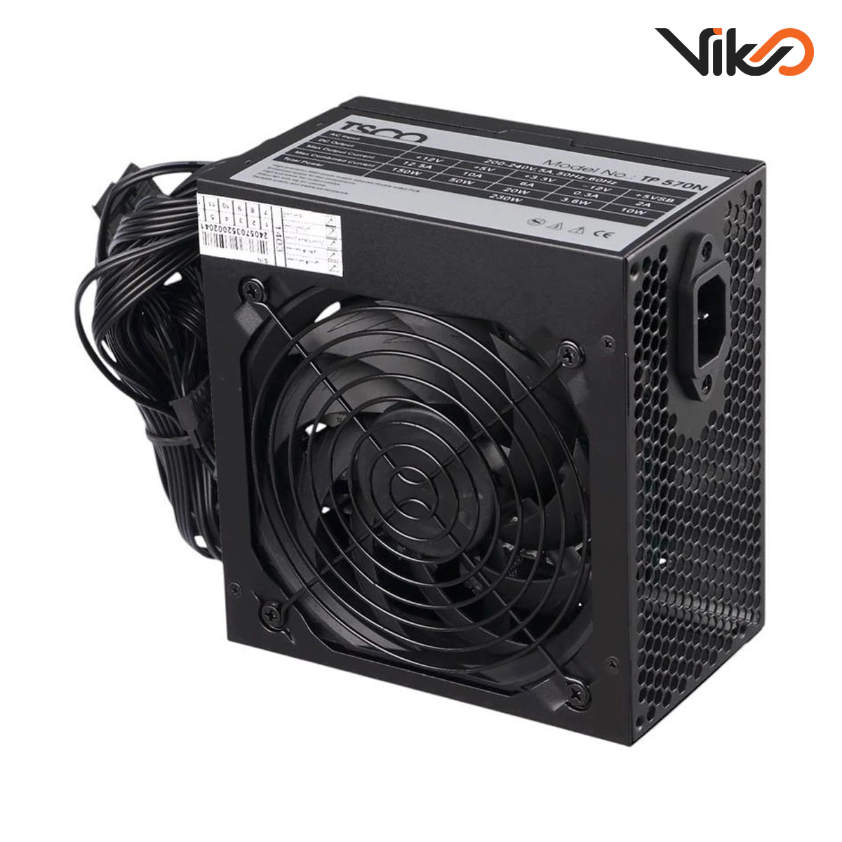 منبع تغذیه کامپیوتر تسکو مدل TP 570N (1)