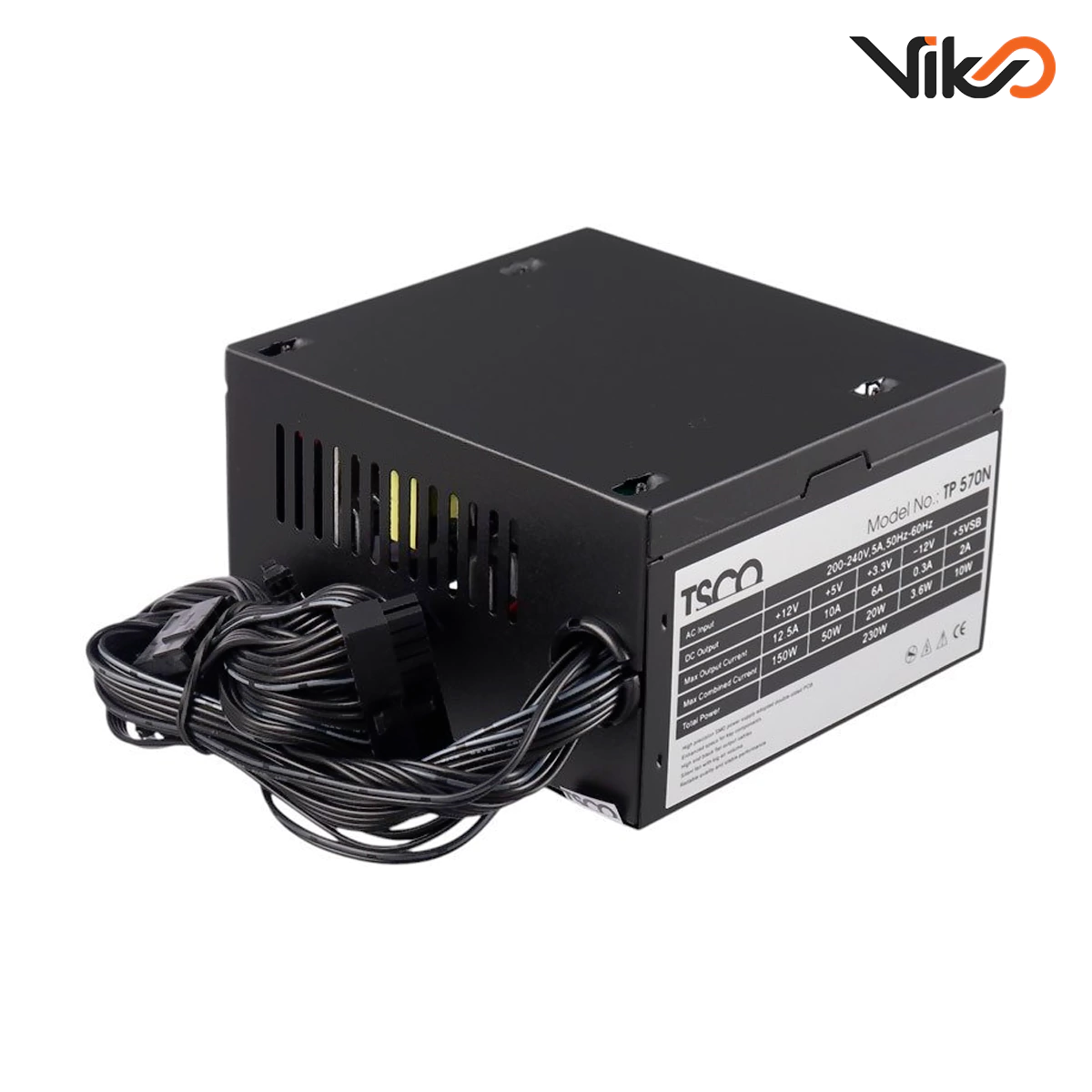 منبع تغذیه کامپیوتر تسکو مدل TP 570N (2)