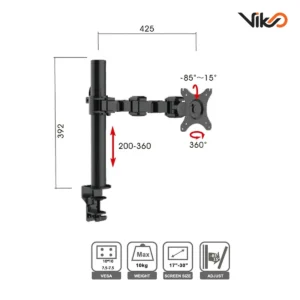 پایه رومیزی مانیتور ارگو مدل WLA003
