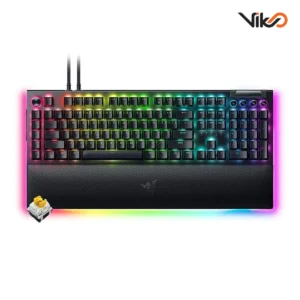 کیبورد گیمینگ ریزر مدل Blackwidow V4 Pro Yellow Switch