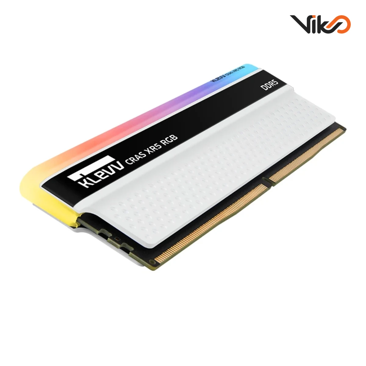 رم کامپیوتر DDR5 دو کاناله کلو مدل CRAS XR5 White RGB
