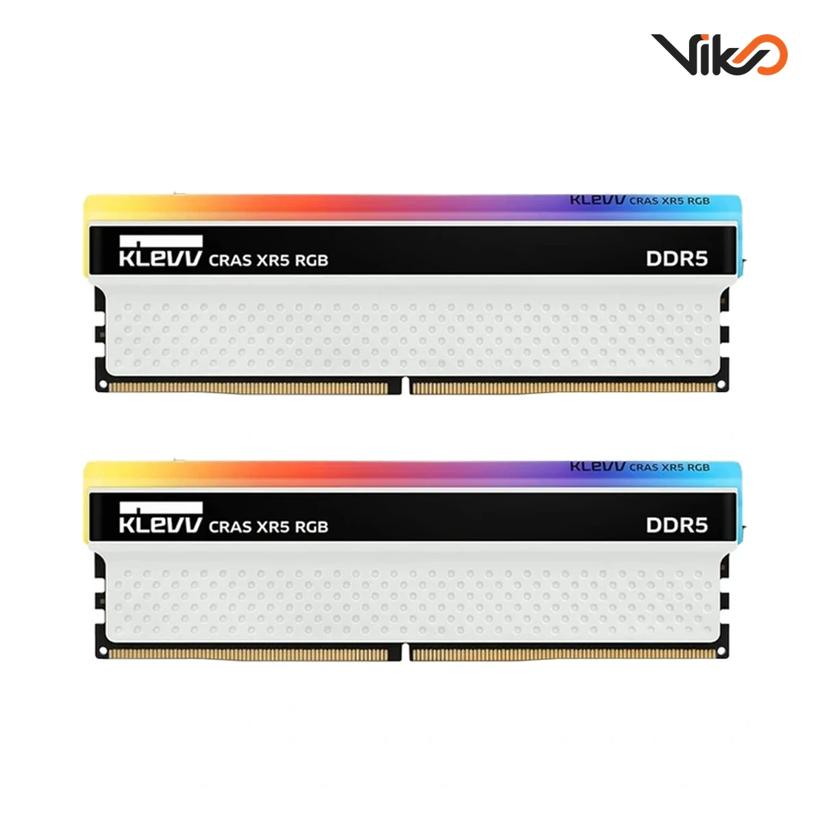 رم کامپیوتر DDR5 دو کاناله کلو مدل CRAS XR5 White RGB