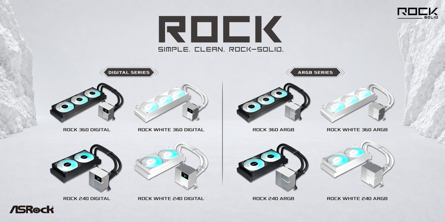 ASRock Debuts Rock Series AIO Coolers In Digital And ARGB Variants (2)