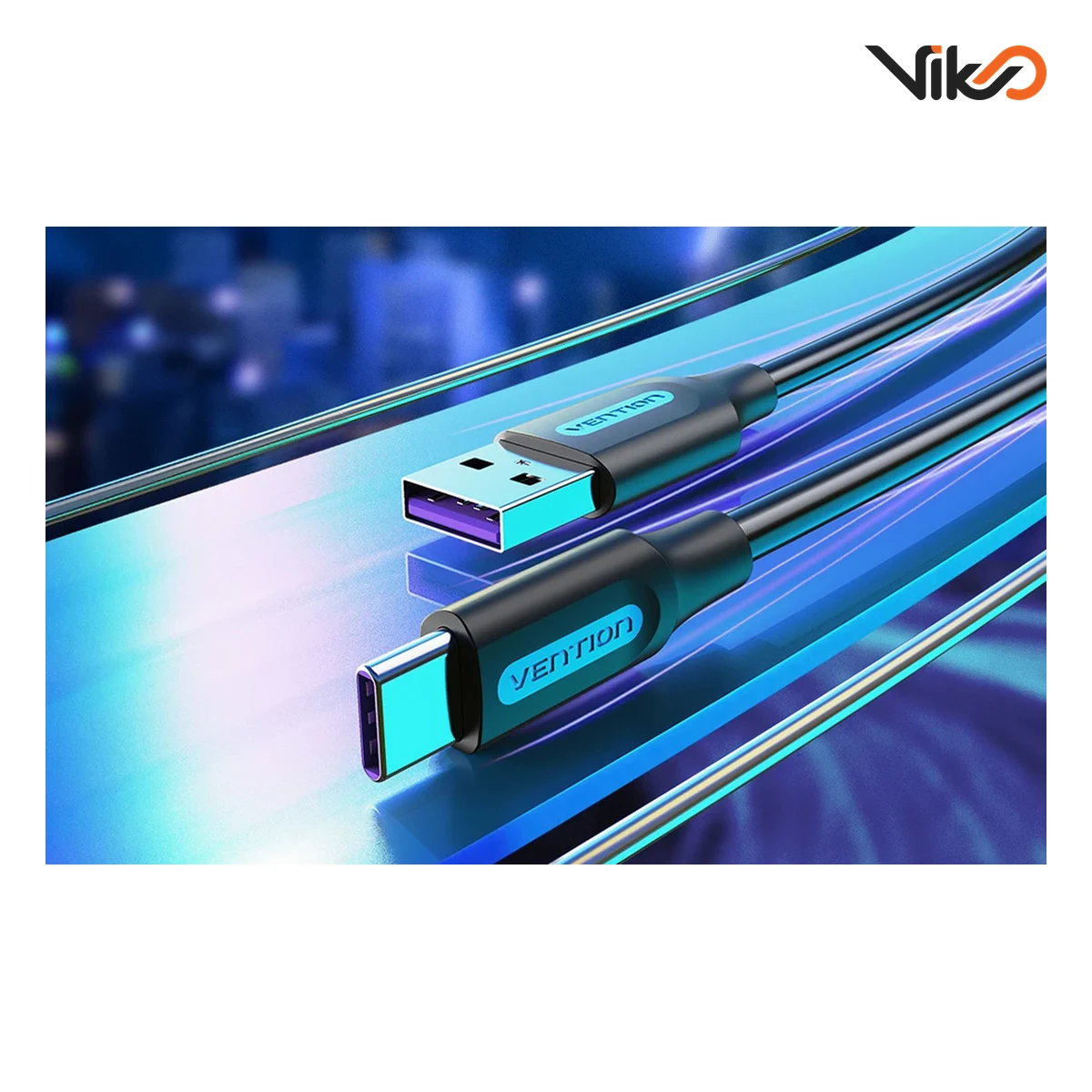 کابل شارژ USB-C to USB-A ونشن مدل CORBH طول 2 متر