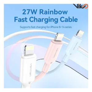 کابل شارژ C Male to Lightning ونشن مدل LAKSF طول 1 متر