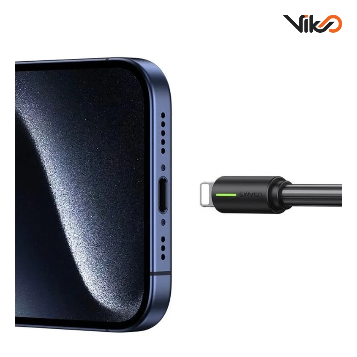 کابل تبدیل Type-C به Lightning یوسمز مدل US-SJ735 طول 1 متر