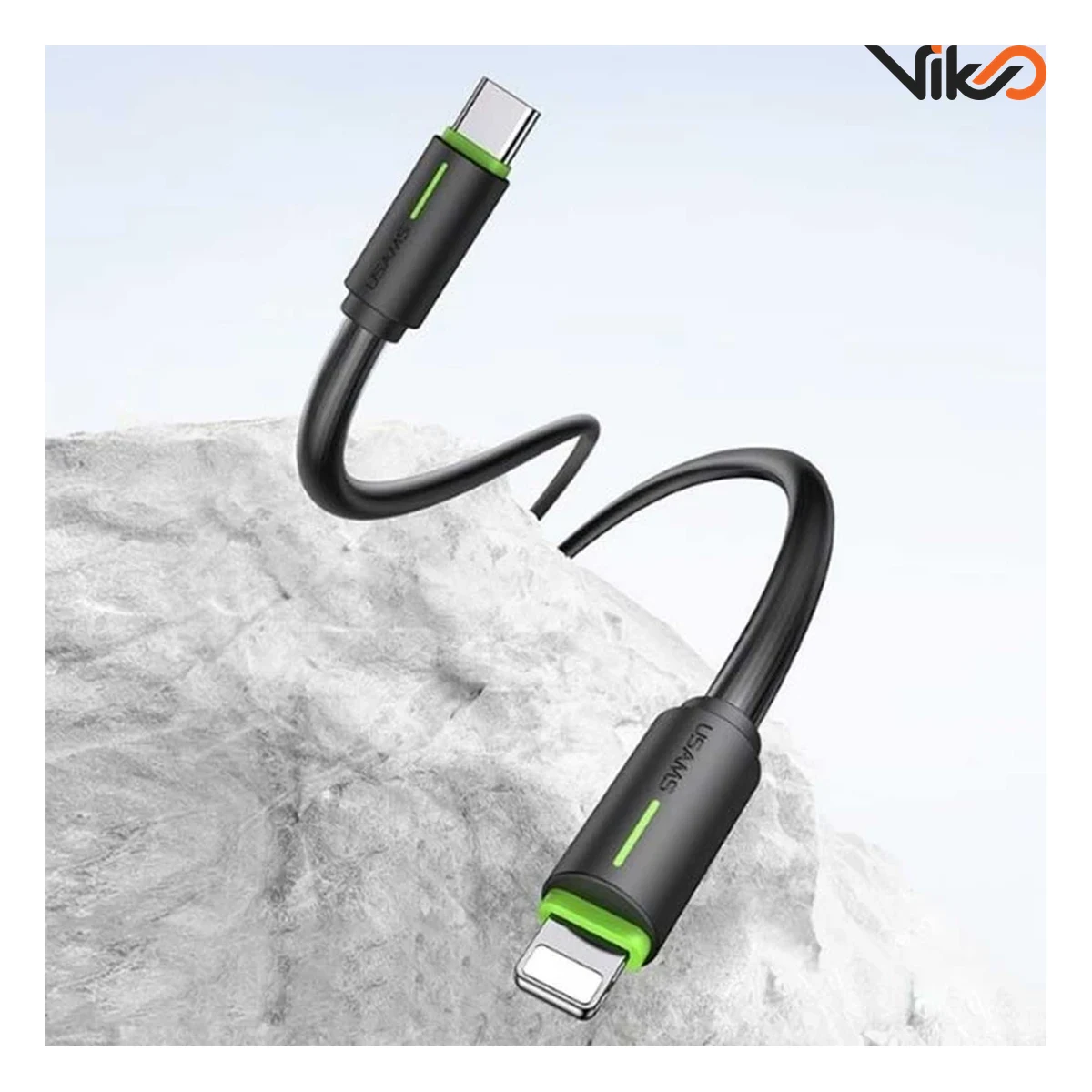 کابل تبدیل Type-C به Lightning یوسمز مدل US-SJ735 طول 1 متر