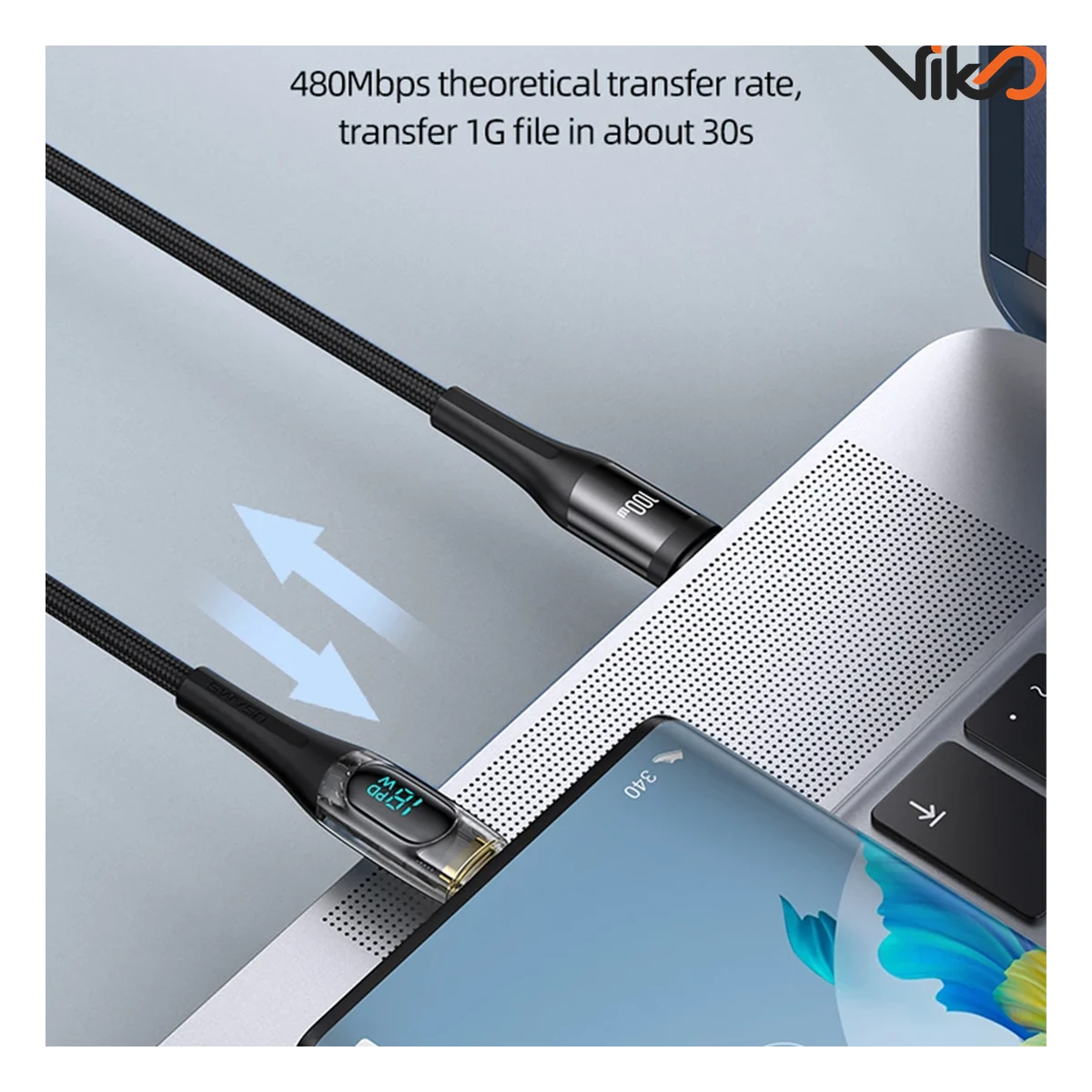 کابل تبدیل USB به Type-C یوسمز مدل US-SJ592
