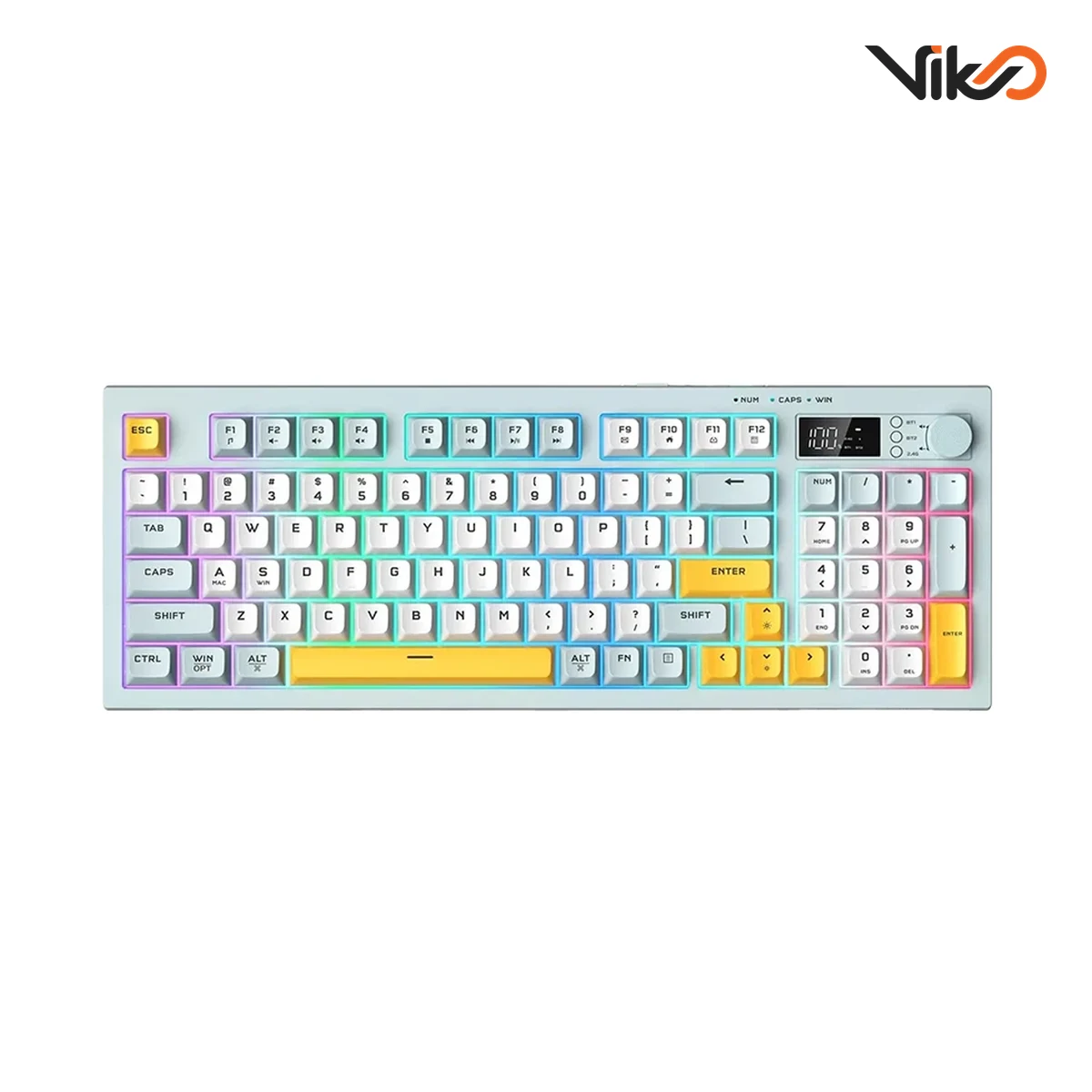 کیبورد بی سیم گیمینگ اونیکوما مدل G80 (1)