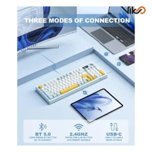 کیبورد بی سیم گیمینگ اونیکوما مدل G80 (3)
