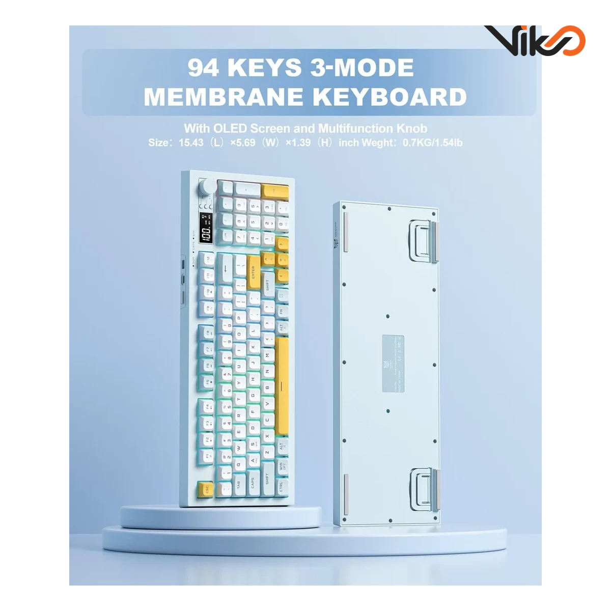 کیبورد بی سیم گیمینگ اونیکوما مدل G80 (5)