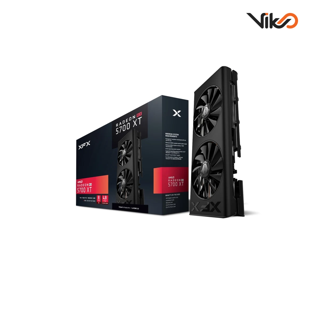 کارت گرافیک ایکس اف ایکس مدل AMD Radeon RX 5700 XT Double Dissipation - کارکرده