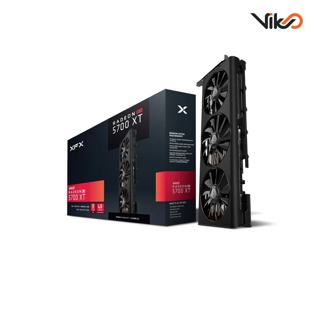 کارت گرافیک ایکس اف ایکس مدل AMD Radeon RX 5700 XT Triple Dissipation - کارکرده (1)
