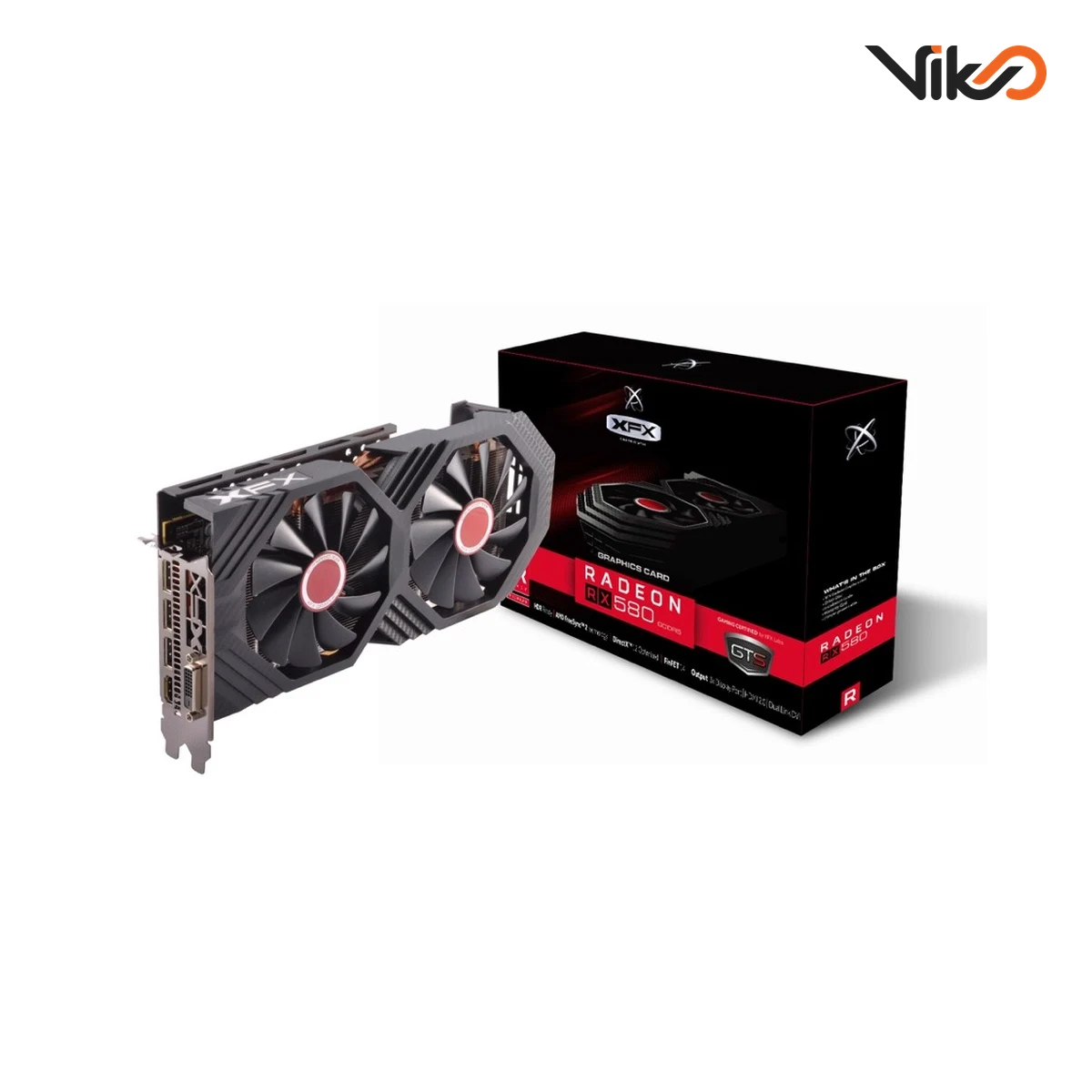 کارت گرافیک ایکس اف ایکس مدل AMD Radeon RX 580 GTS XXX Edition 8GB - کارکرده